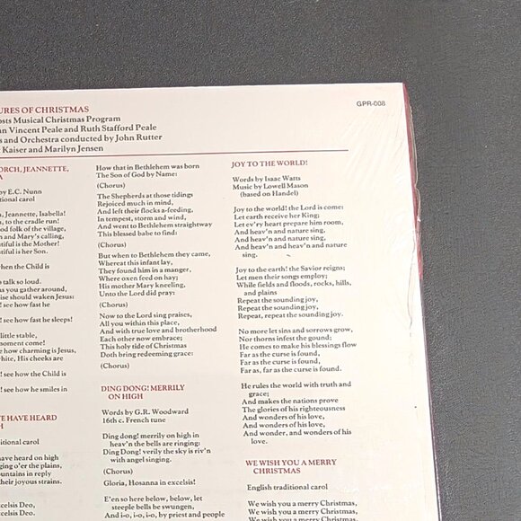 The Treasures of Christmas Vinyl Record Sealed Guideposts LP 1982 Holiday Music - Picture 4 of 7